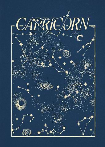 Capricorn Constellation Art Print