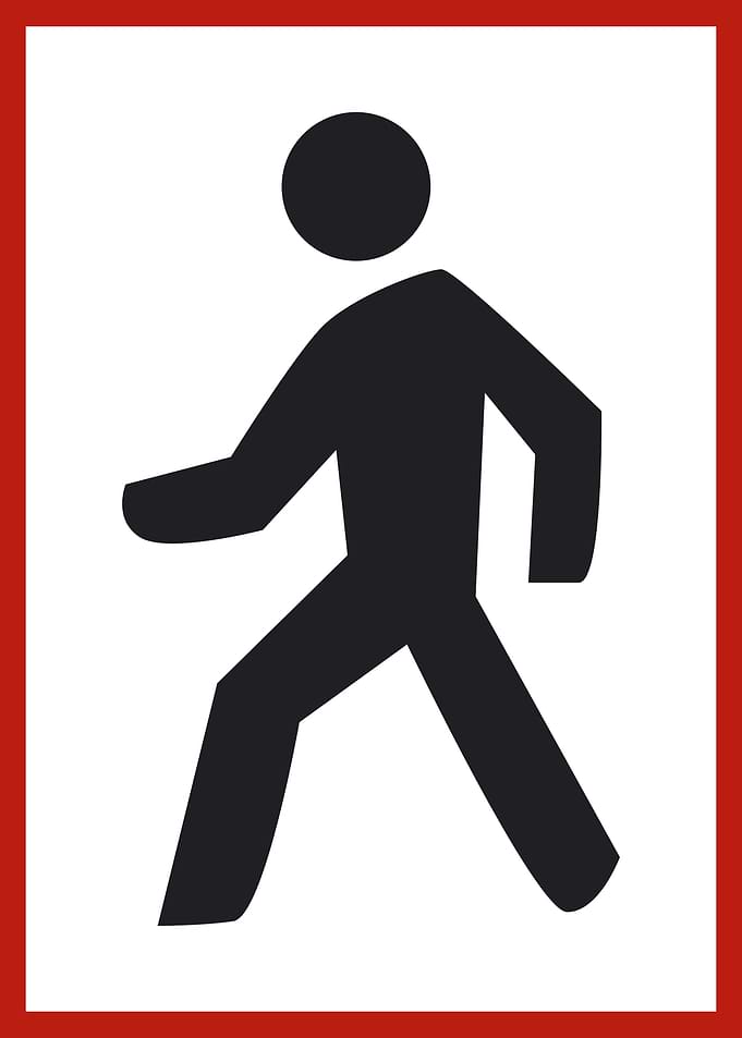 Walking Man Symbol