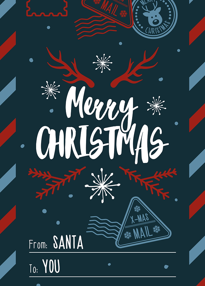 Merry Christmas from Santa to You