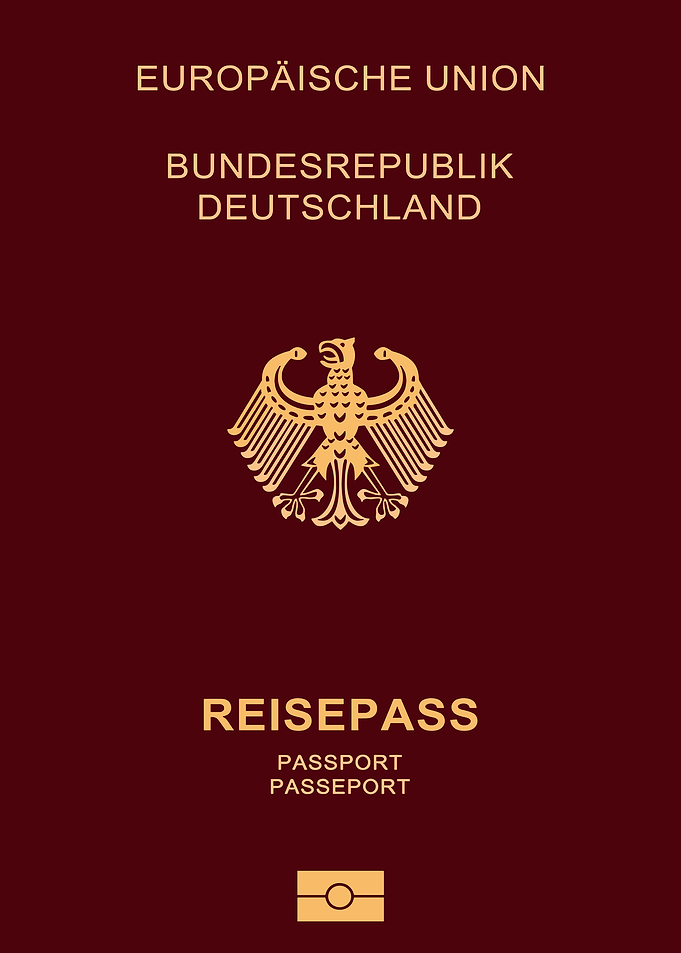 German Passport Cover