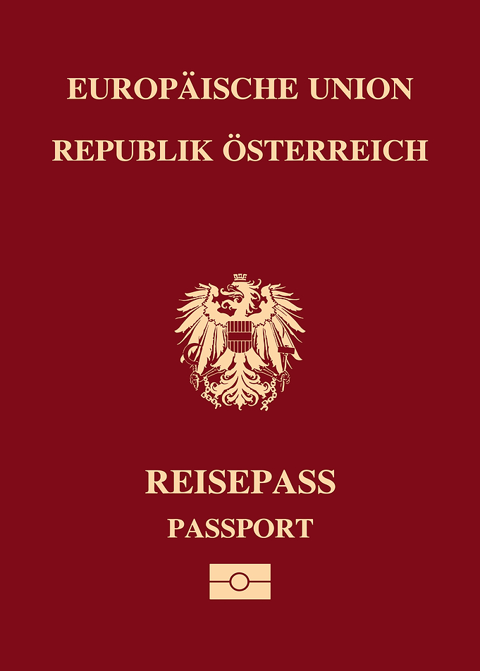 Austrian Passport Cover