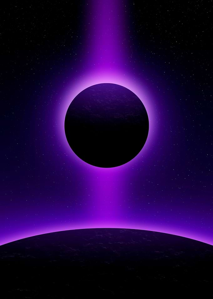 Purple Planet Eclipse