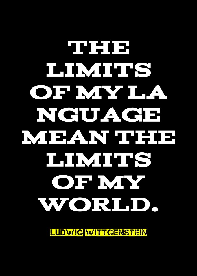 Wittgenstein Quote: Language and World