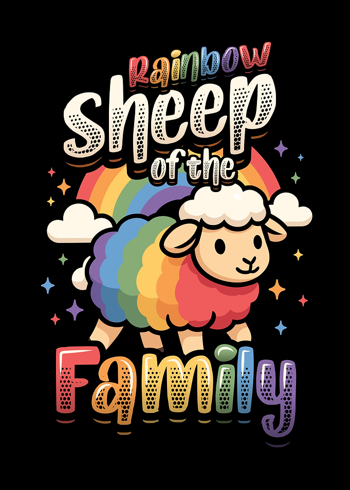 Rainbow Sheep of the Family Rainbow