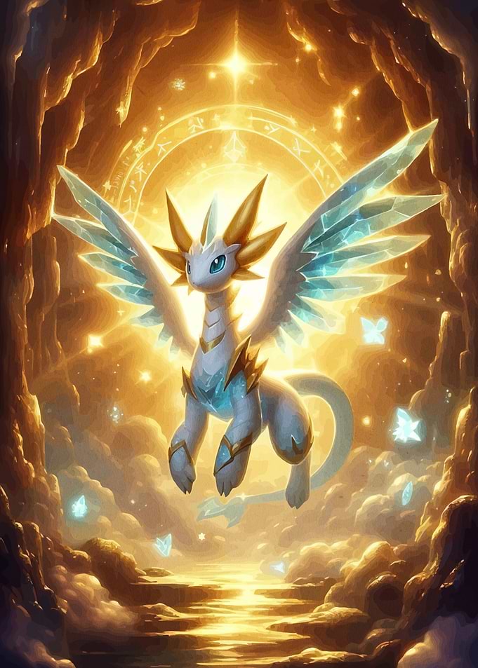 Winged Dragon Golden Cave