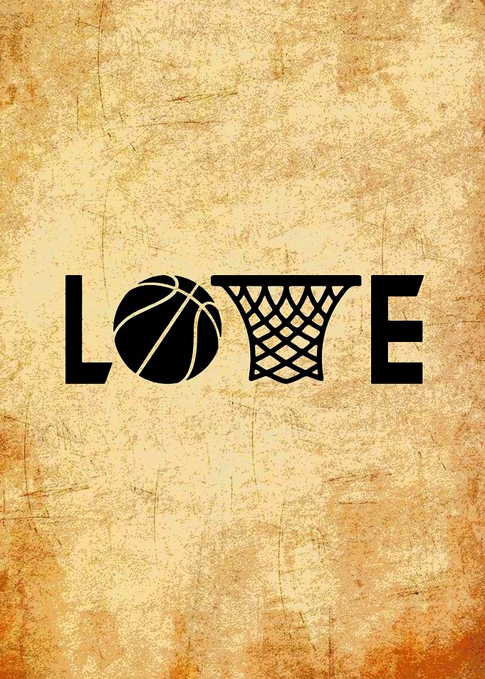 Basketball Love Graphic Art