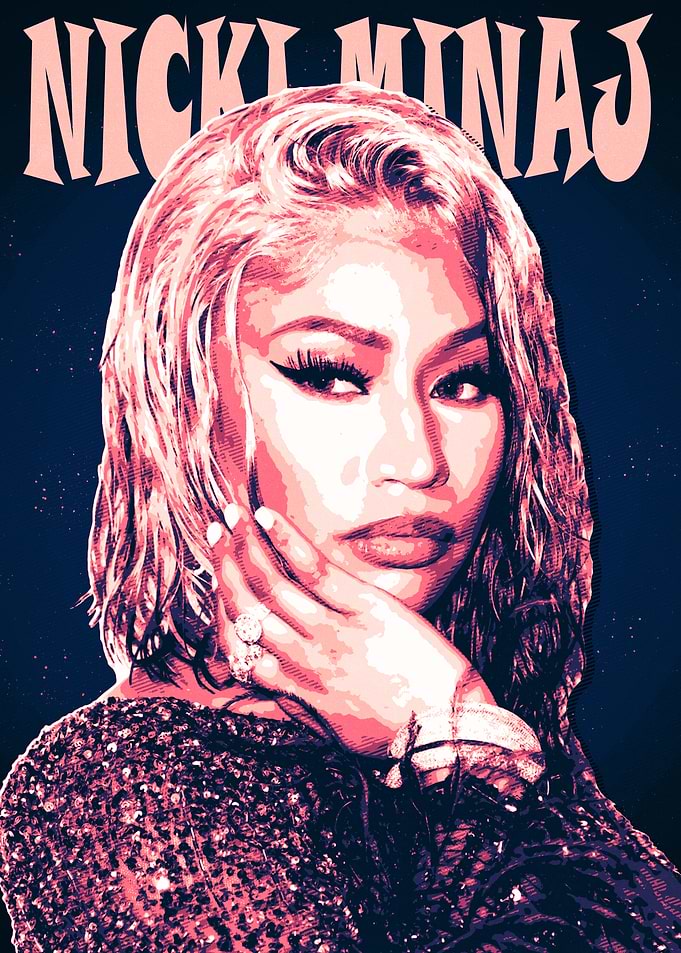 Nicki Minaj Portrait Art