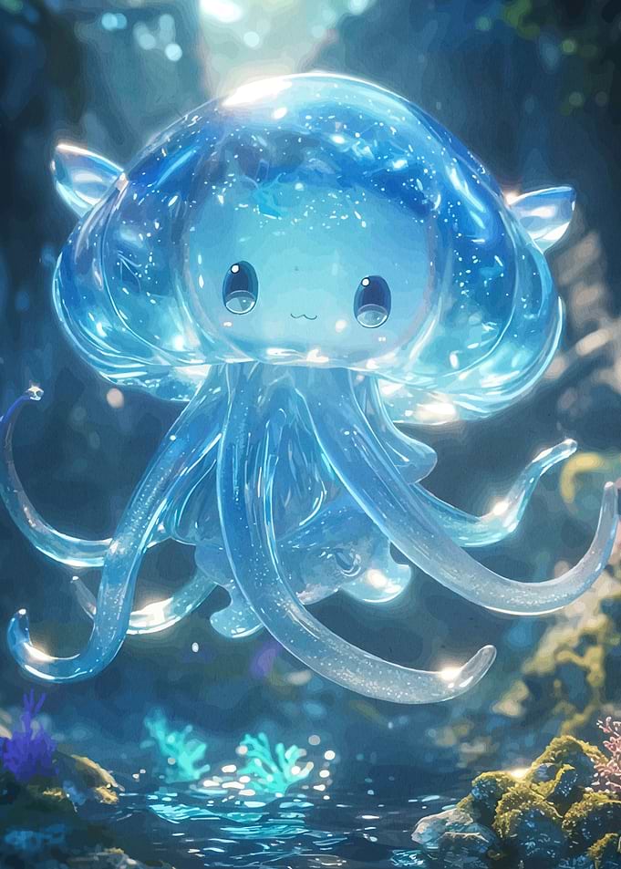 Cute Jellyfish Ocean