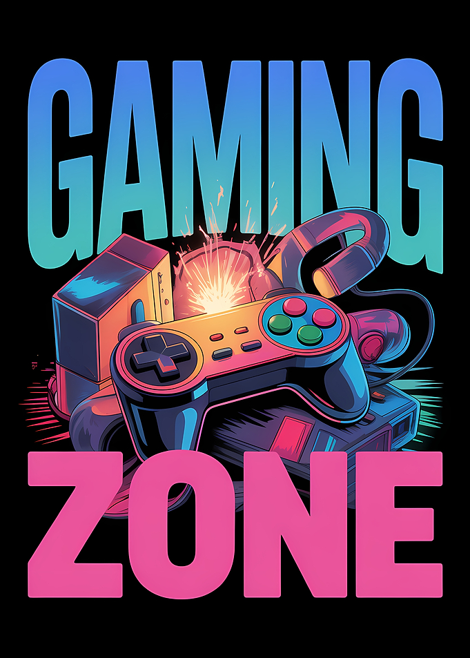 Gaming Zone Illustration