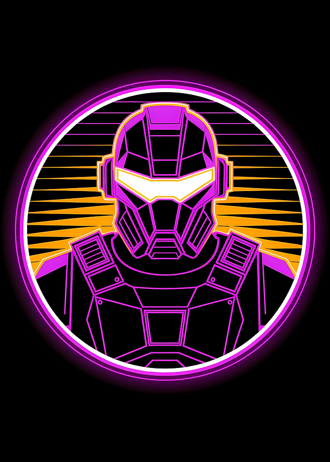 Cyberpunk Warrior Portrait