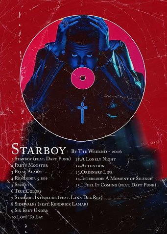 The Weeknd - Starboy Album Cover