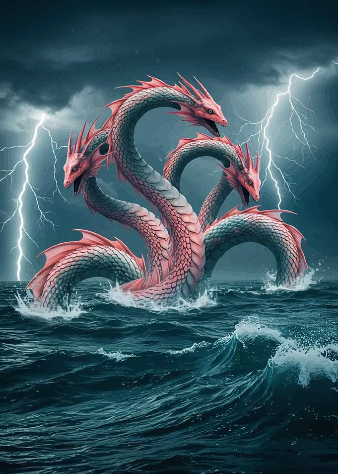Hydra Stormy Sea