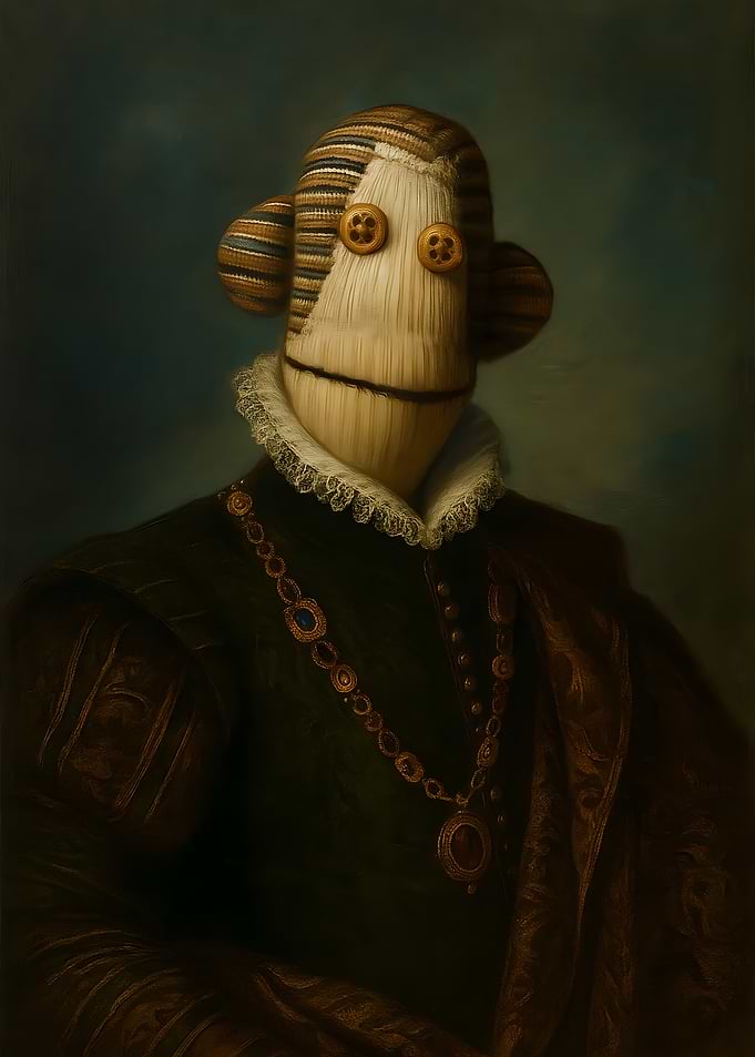 Sock Puppet Portrait
