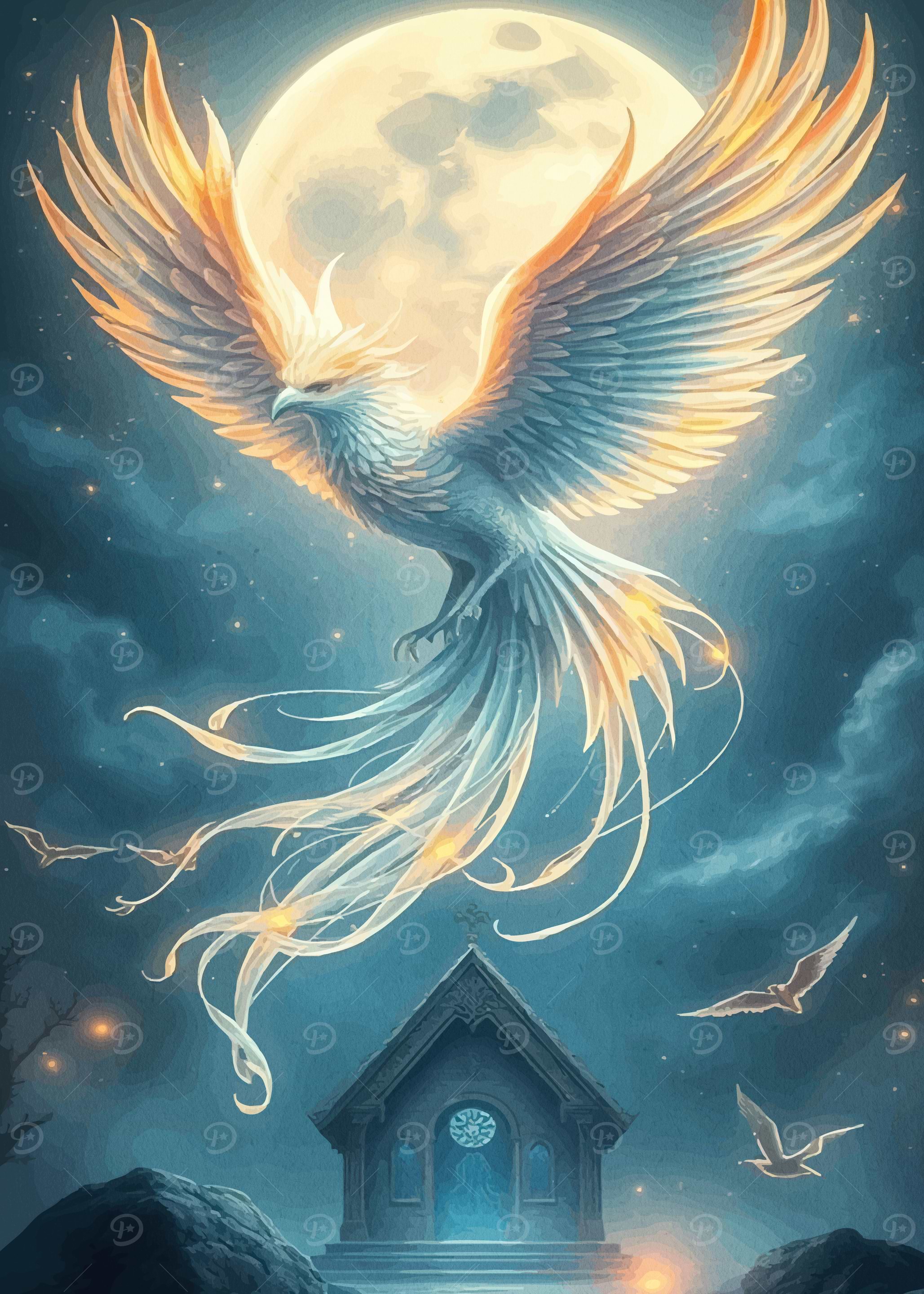 The Phoenix (3 of 3) metal poster - Limited Edition | Displate