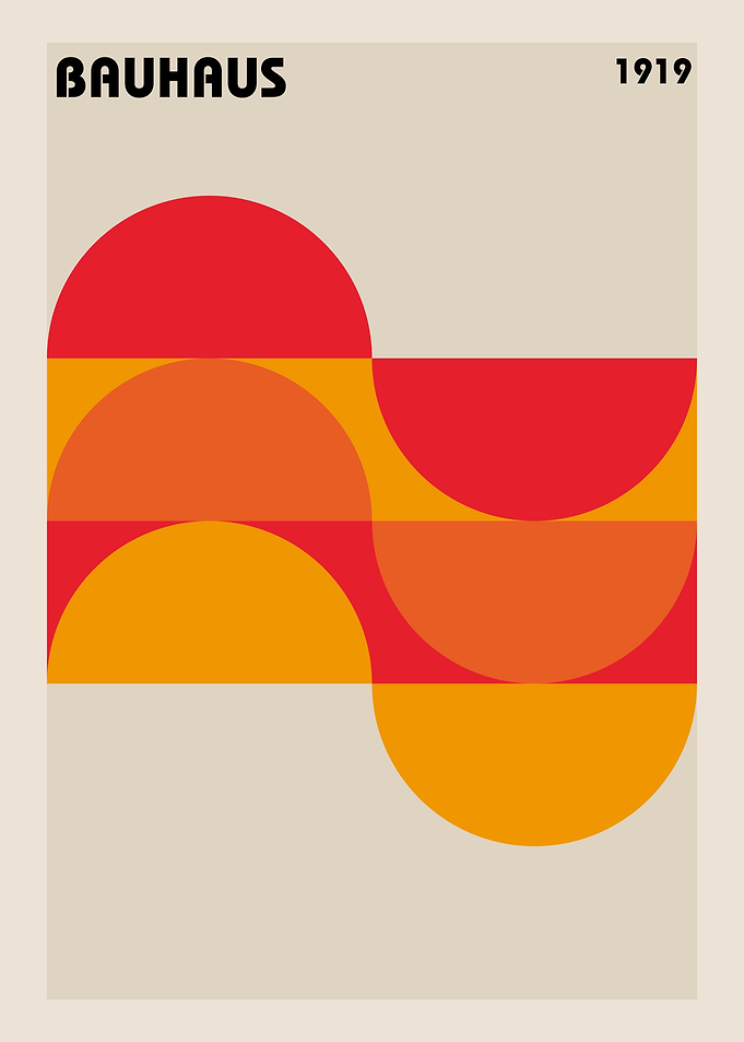 Bauhaus 1919 Geometric Art