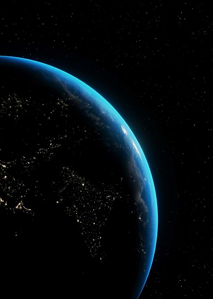 Earth from Space at Night