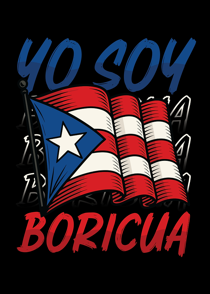 Yo Soy Boricua Puerto Rico Flag