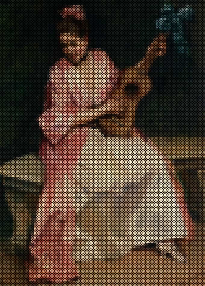 Aline with guitar