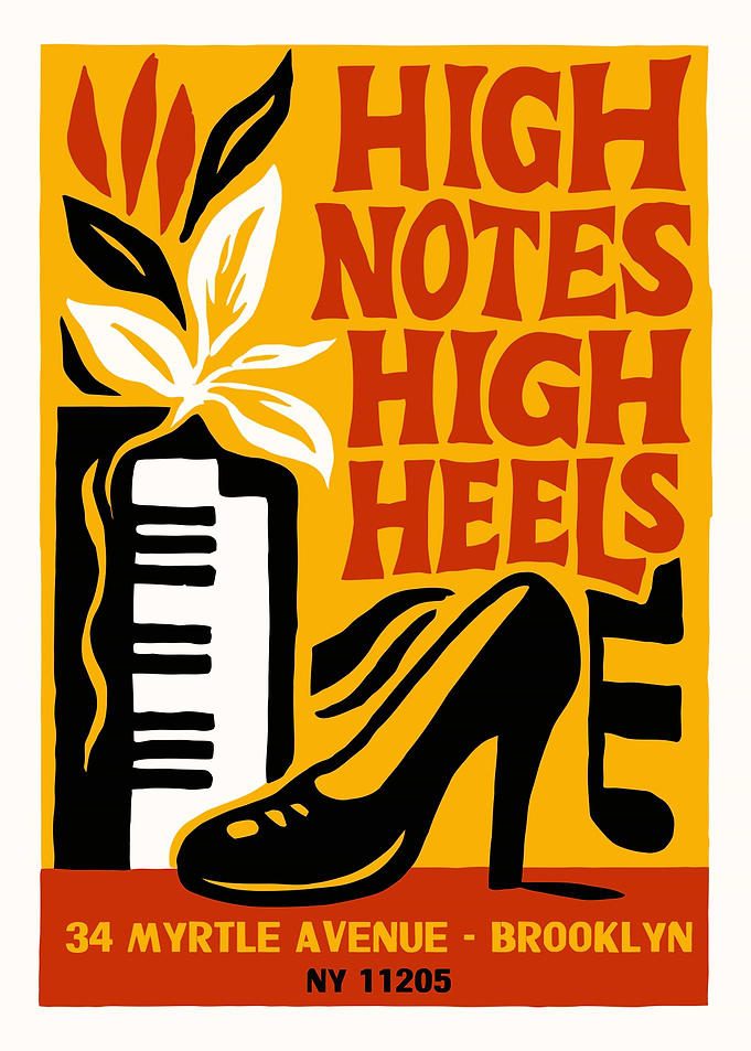 High Notes High Heels Jazz Poster