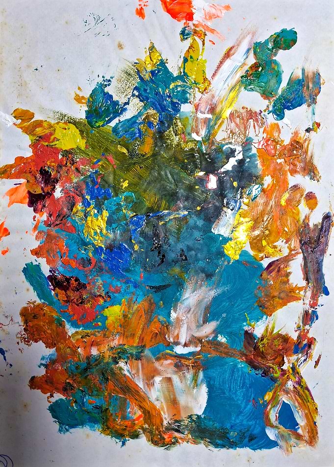 Abstract Colorful Painting