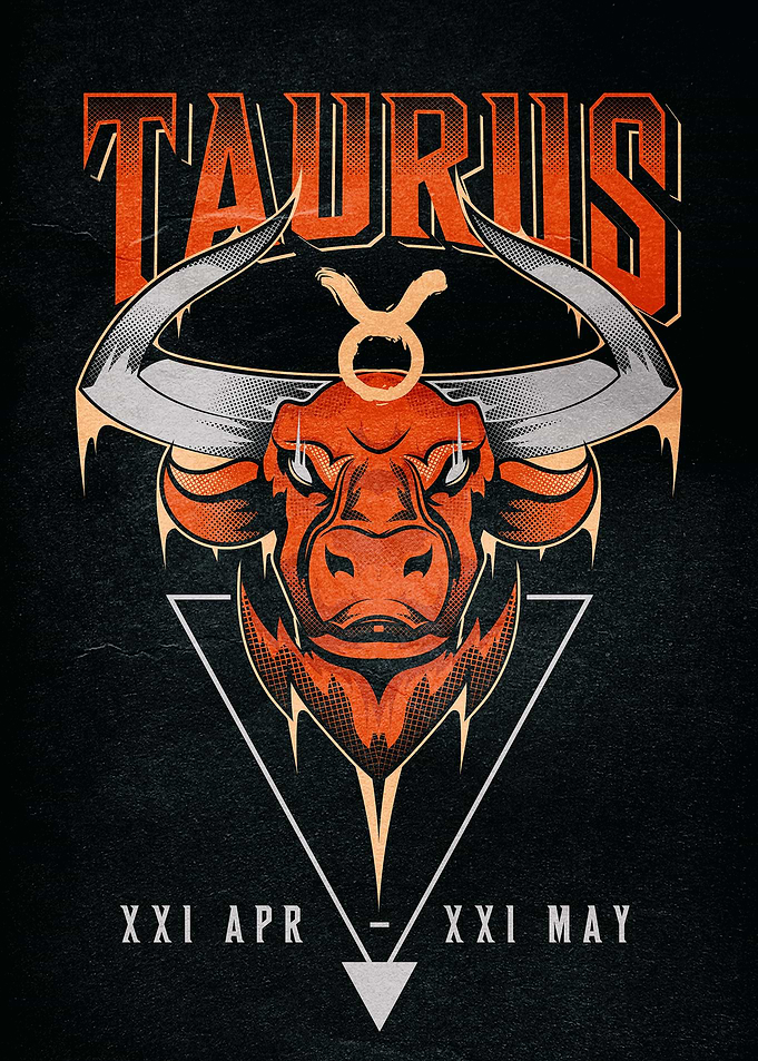 Taurus Zodiac Sign Illustration