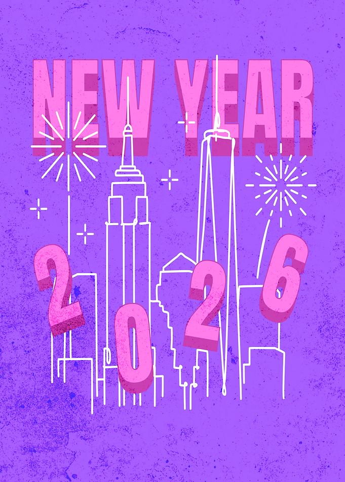 New Year 2026 Cityscape Celebration