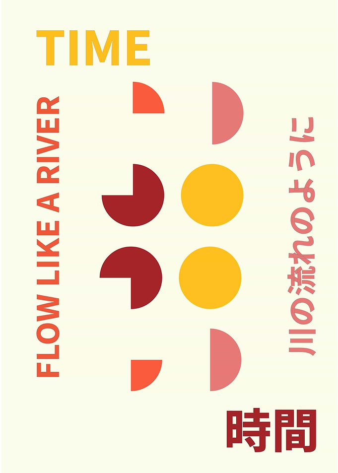 Time, Flow Like a River Poster