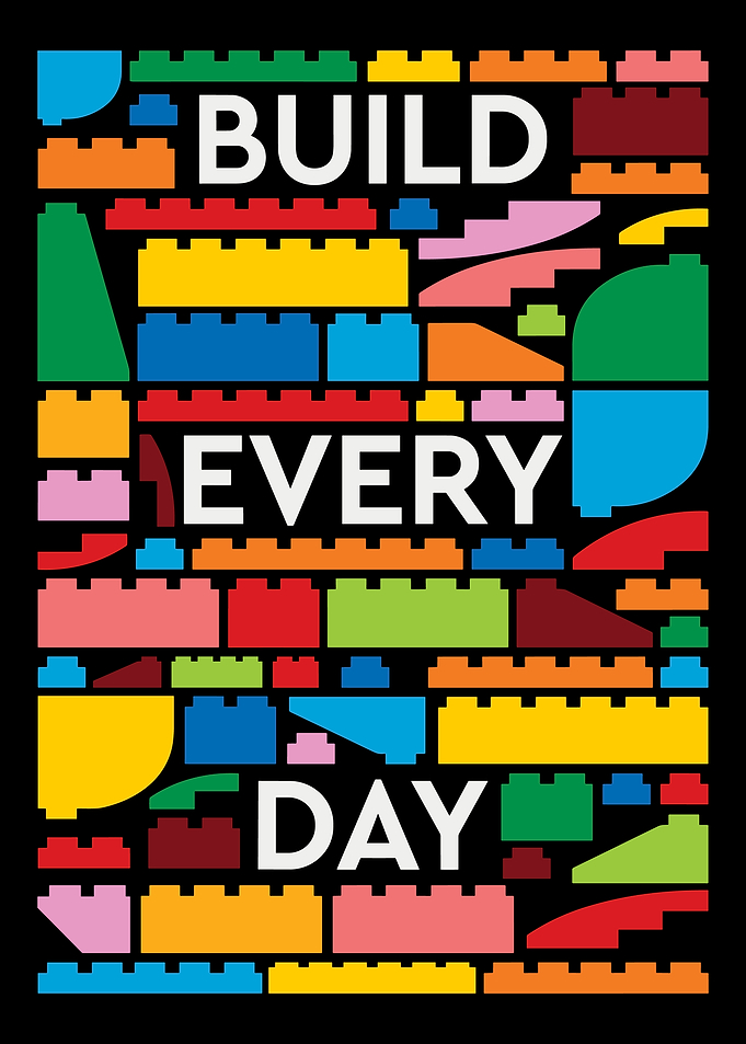Build Every Day - Colorful Blocks