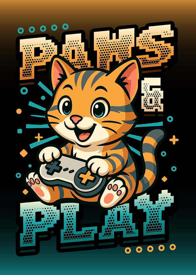 Gaming Cat Gamer Room