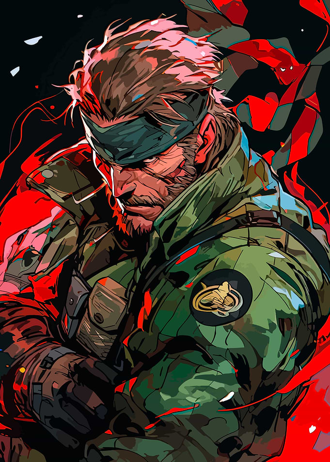 Solid Snake Illustration