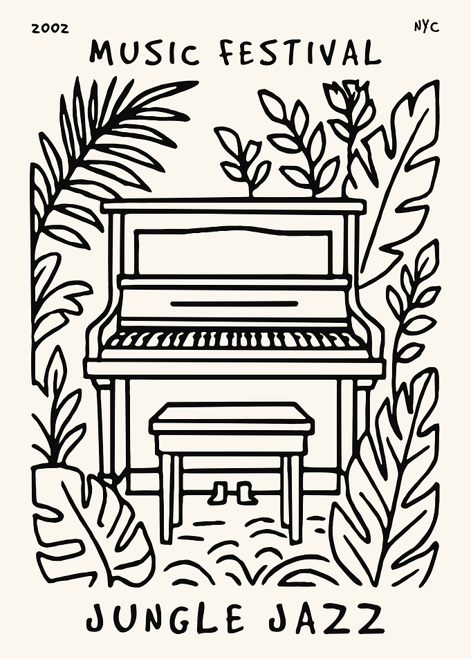 Jungle Jazz Music Festival Poster