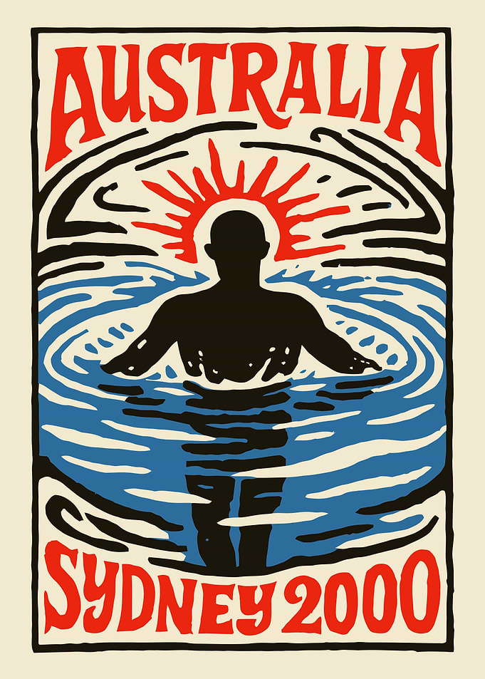 Australia Sydney 2000 Poster