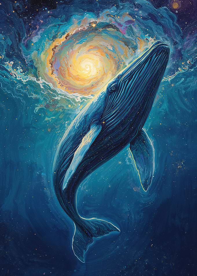 Cosmic Whale Art