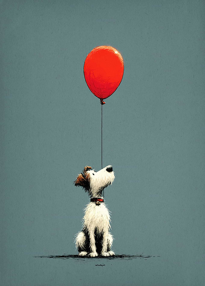 Red Balloon Dog