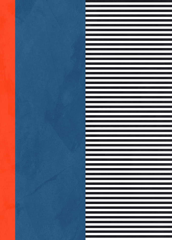 Abstract Color Block Stripe Design