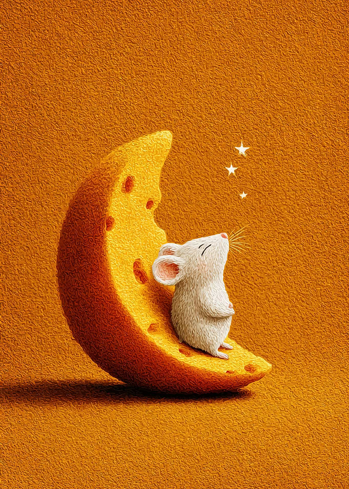 Moon Cheese Mouse