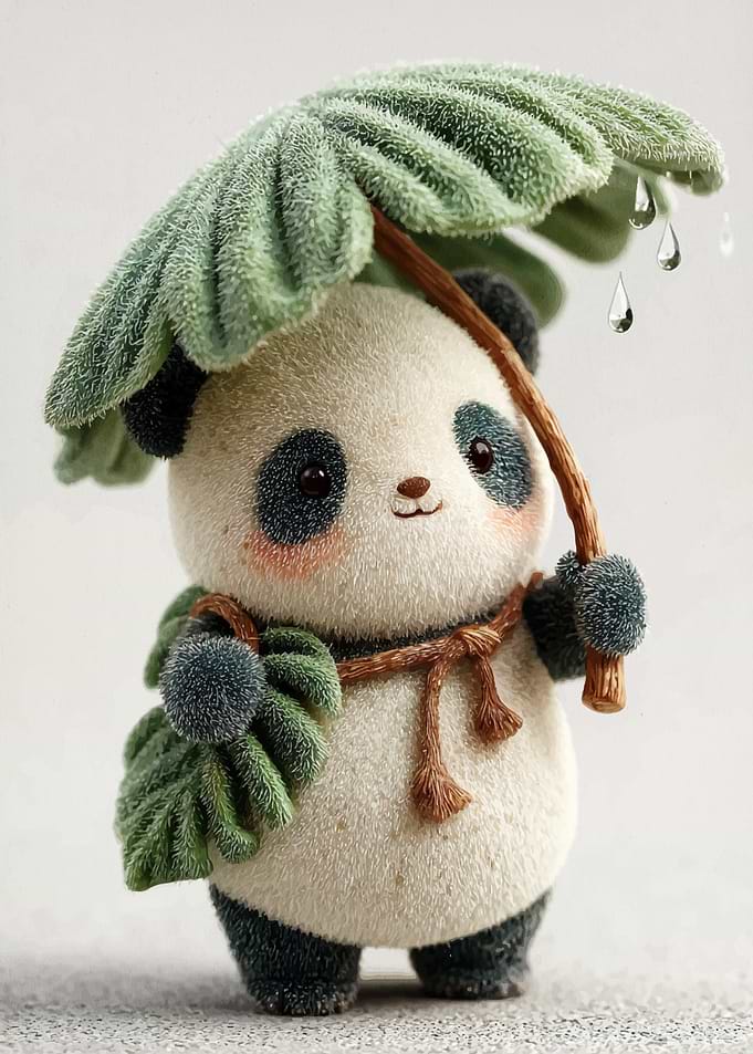 Raindrop Leaf Panda