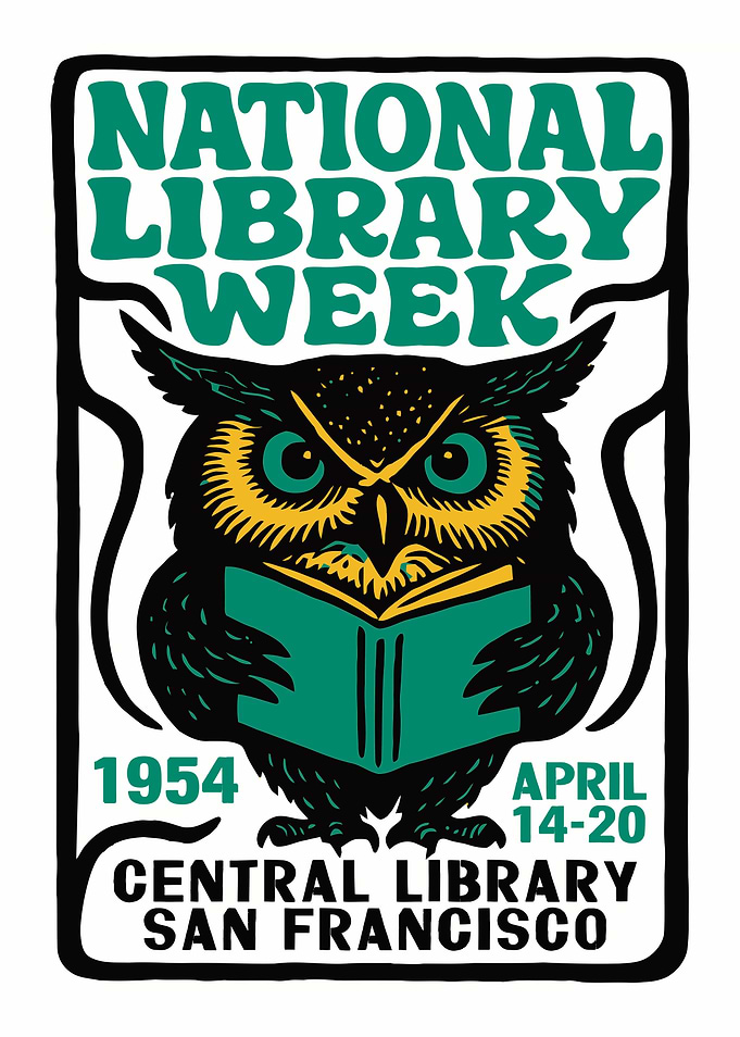 National Library Week 1954 Poster