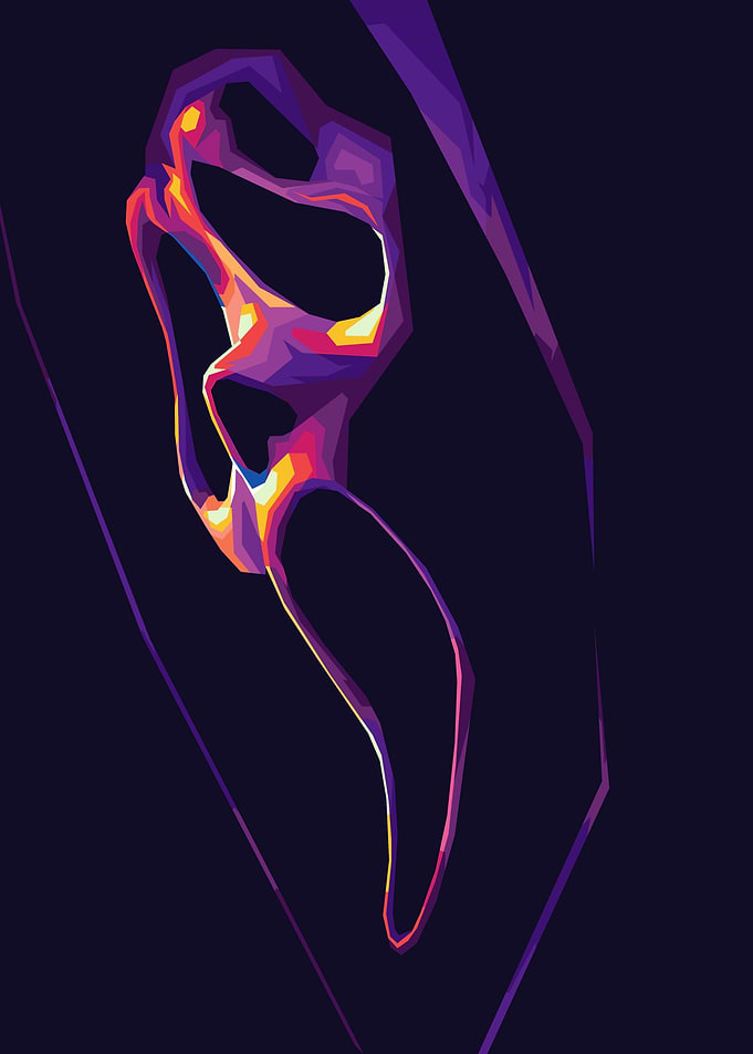 Scream Mask Pop Art