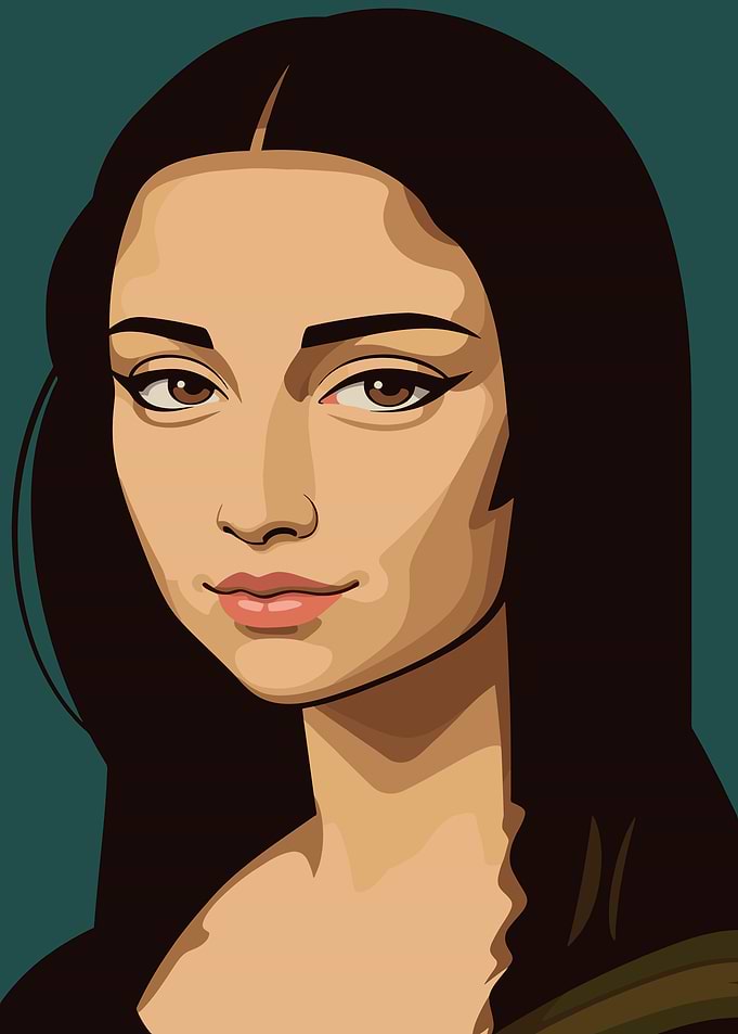 Portrait of a Woman with Dark Hair