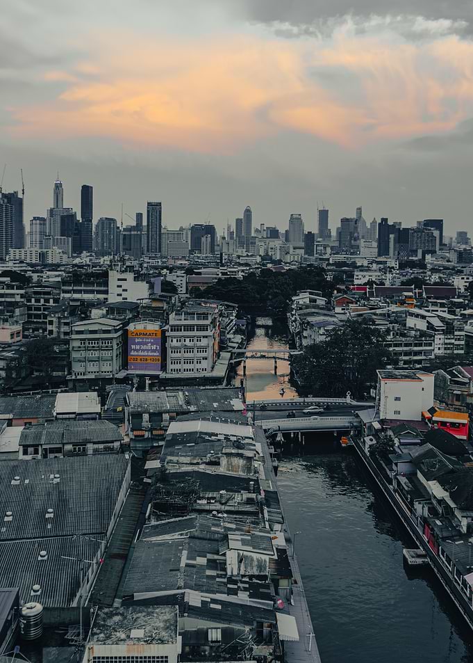Bangkok cityscape at dusk