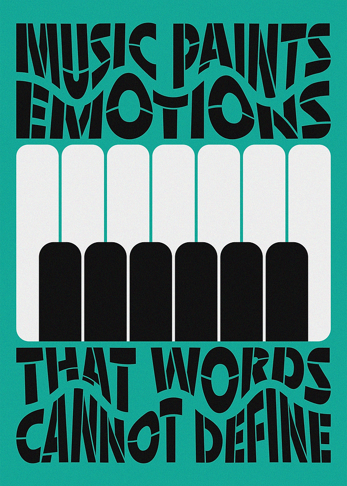 Music Typography Art