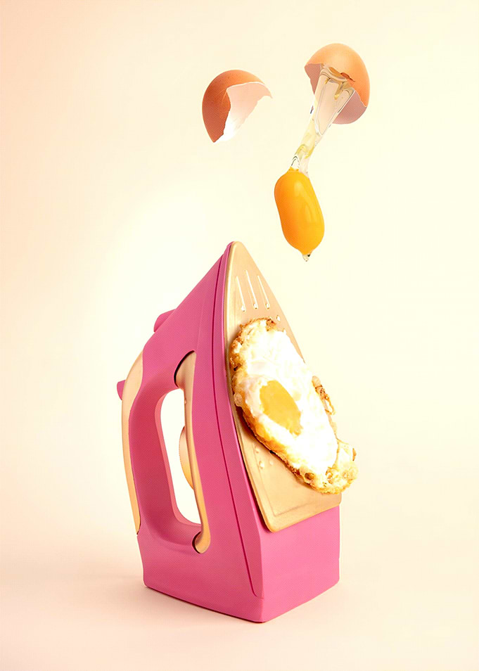 Ironing an Egg: Surreal Still Life