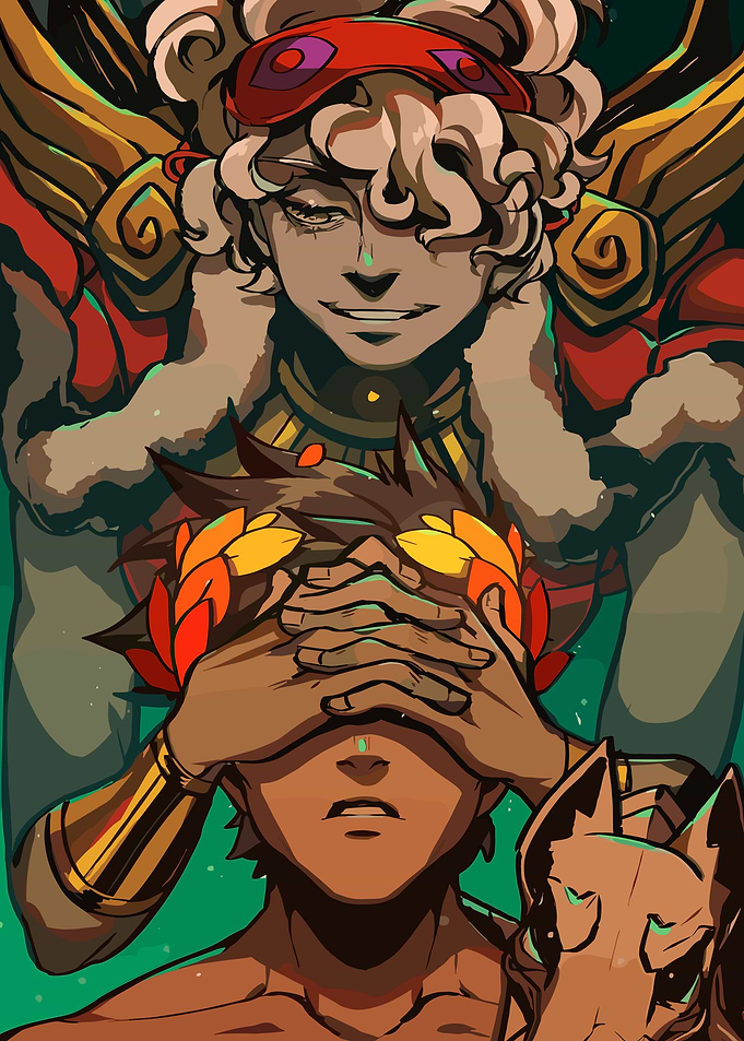Hades Game Fanart: Zagreus and Hypnos