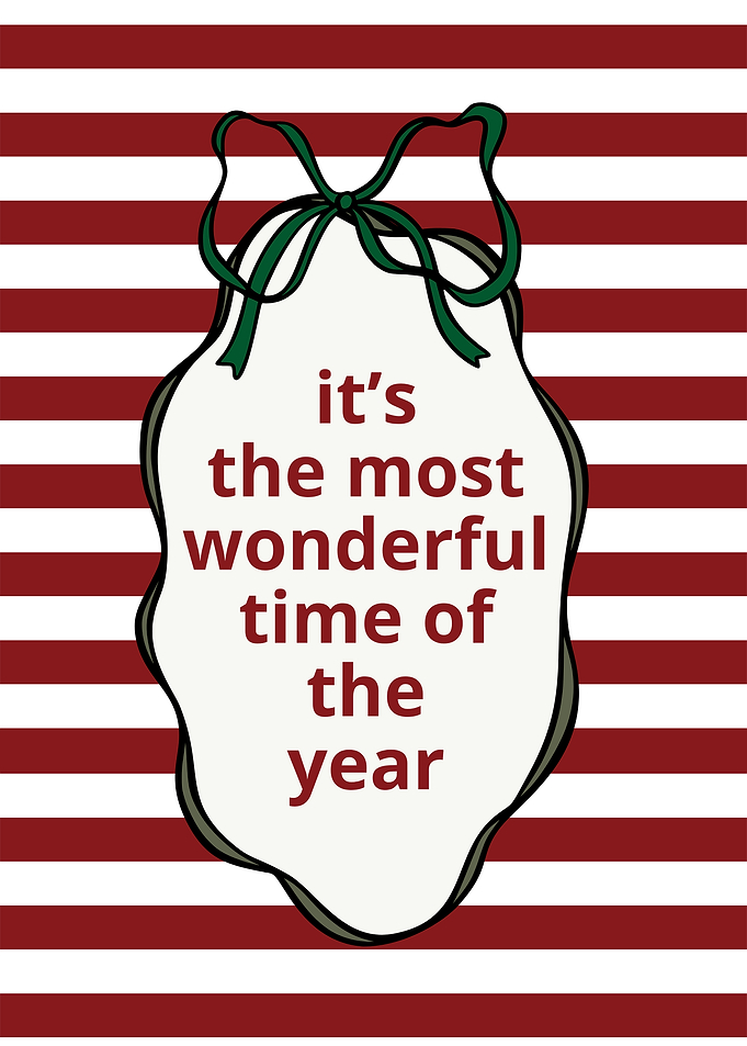 Wonderful Time of the Year Ornament