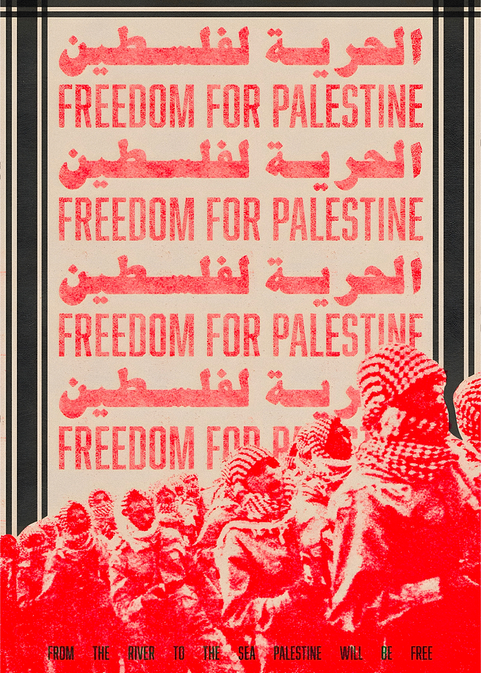 Freedom for Palestine Protest Poster
