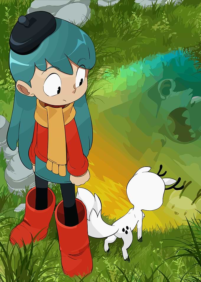 Hilda and Twig in the Forest