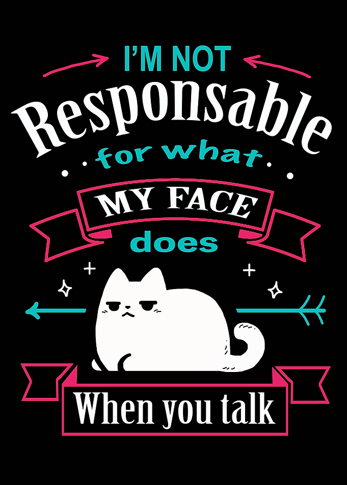 Grumpy Cat Face Funny Quote