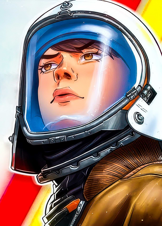 Female Astronaut Portrait