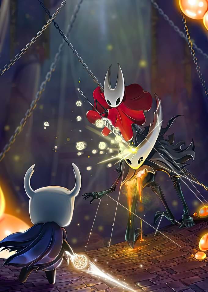 Hollow Knight Battle Scene